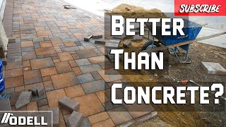 How to Prep and Set Pavers like a pro! Full Backyard Remodel!