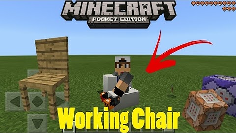 How To Make A Working Chair In Mcpe 1.0.7 Command Block Creation