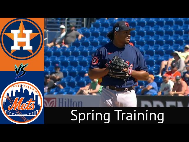 Astros VS Mets spring training 2/28/23 