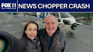 News helicopter crashes while covering bus crash in Chatsworth screenshot 4
