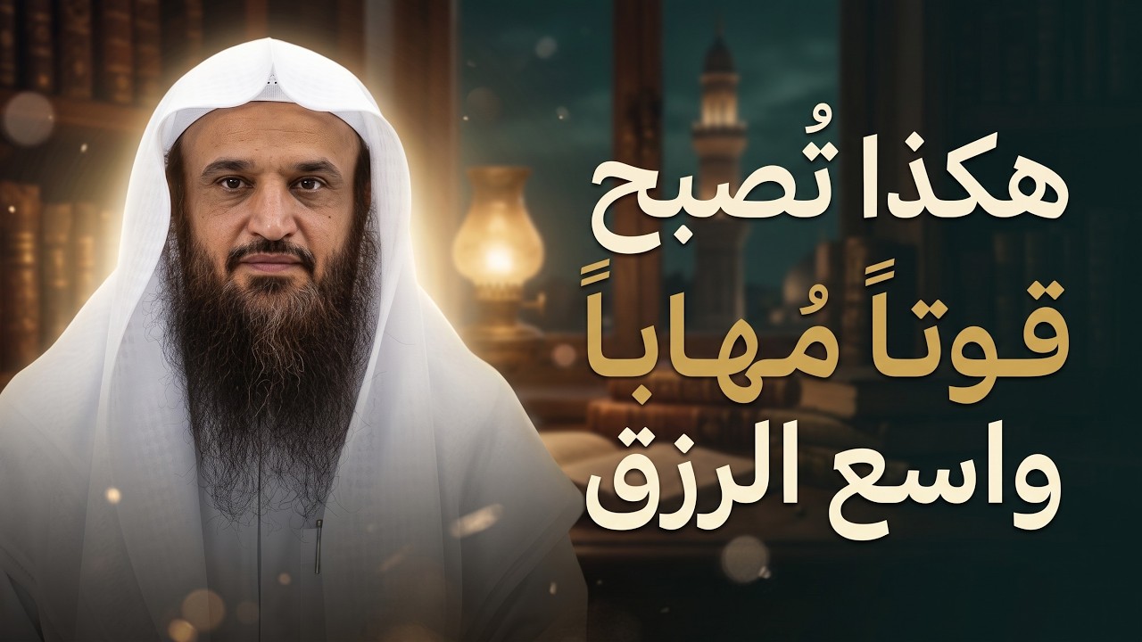 كيف تصبح قويَّ الشخصية وتعيش حياةً مباركة؟ | الشيخ عبد الرزاق البدر