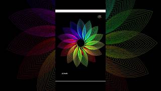 Python turtle Rainbow 🌈 Flower 🌻 | iPhone Giveaway #iphone #giveaway #python #turtle #shorts #tamil