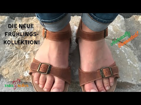 New Die neue Frühjahrskollektion von Tarasoles Barfußsandalen
