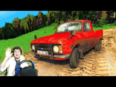 Видео: ПОЕХАЛ С ДЕДОМ ЗА ГРИБАМИ - SpinTires + РУЛЬ