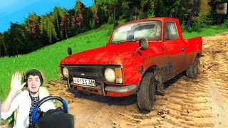 ПОЕХАЛ С ДЕДОМ ЗА ГРИБАМИ - SpinTires + РУЛЬ