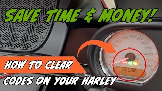 How to Retrieve and Clear Diagnostic Codes without a Diagnostic Tool on your 14-23 Harley Davidson®!