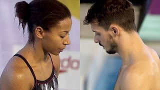 Jen Abel, Francois Imbeau-Dulac in Mixed 3M Synchronized Diving