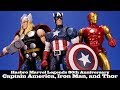 Marvel Legends Captain America, Thor, Iron Man 80th Anniversary Alex Ross Action Figure Review