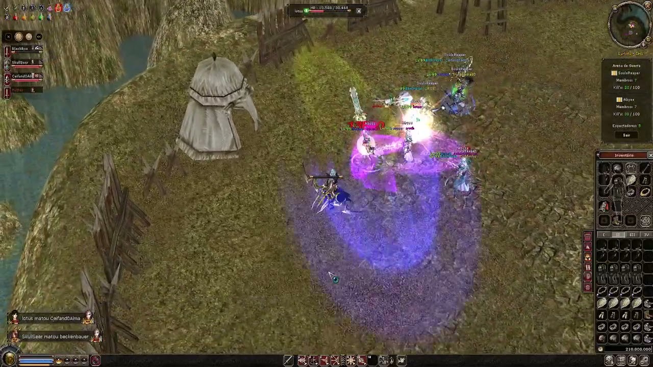 #3 Derrota GVG Guild SoulsReaper VS Abyss Servidor Dark MT2