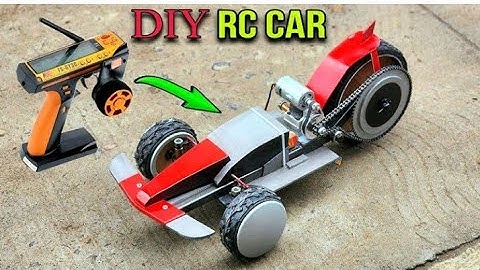 Rc car with self centering Steering | Ashwin projects