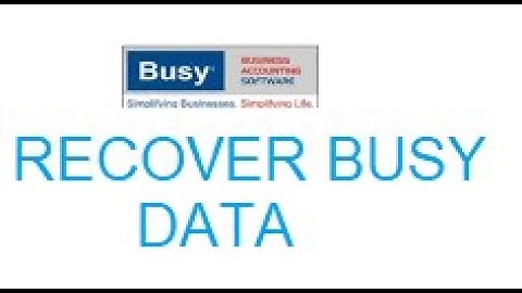 How Can Recovery Delete Data, format Drive In Busy Accounting Software