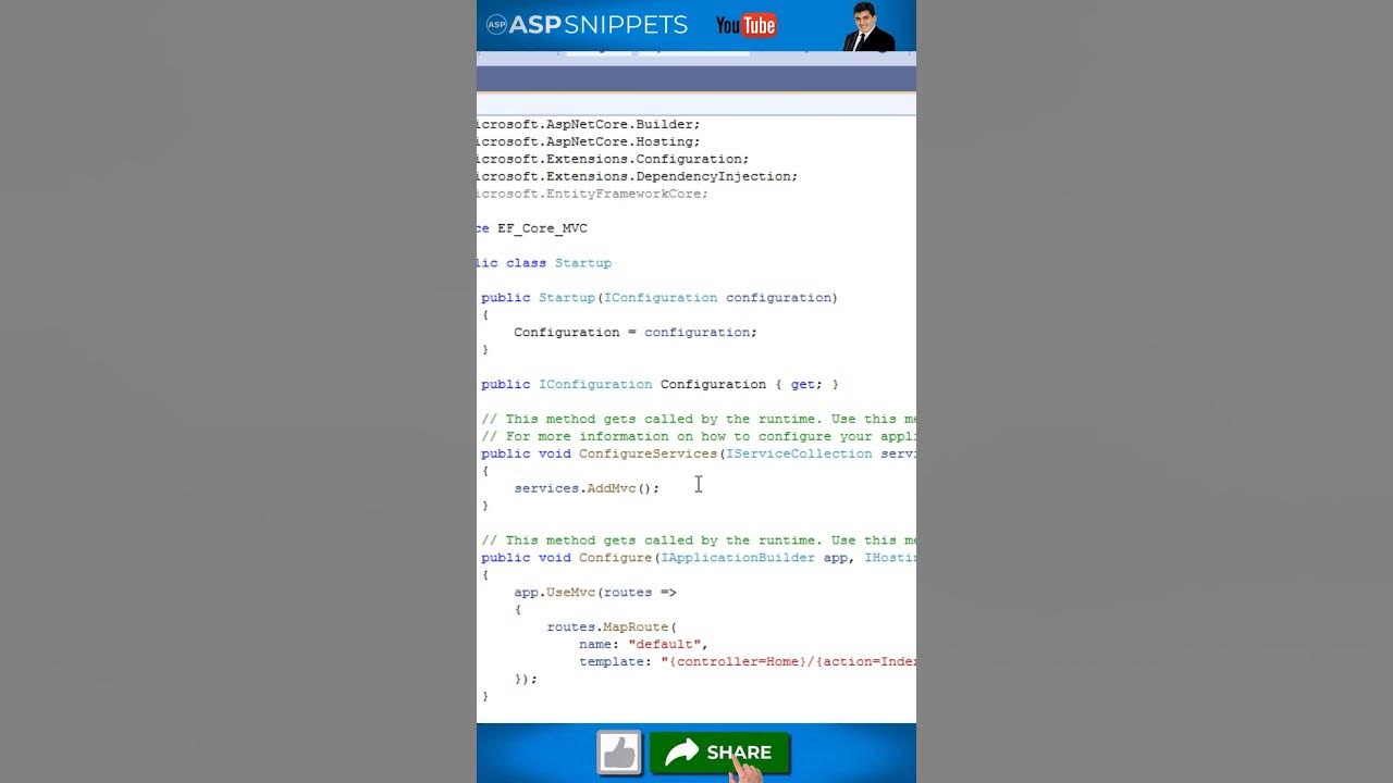 Use connection string from appsettings json with dbcontext in asp net