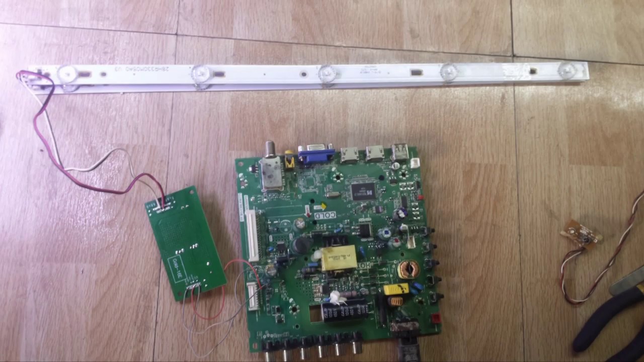 TCL 29D700 LED TV Backlight Repair - YouTube