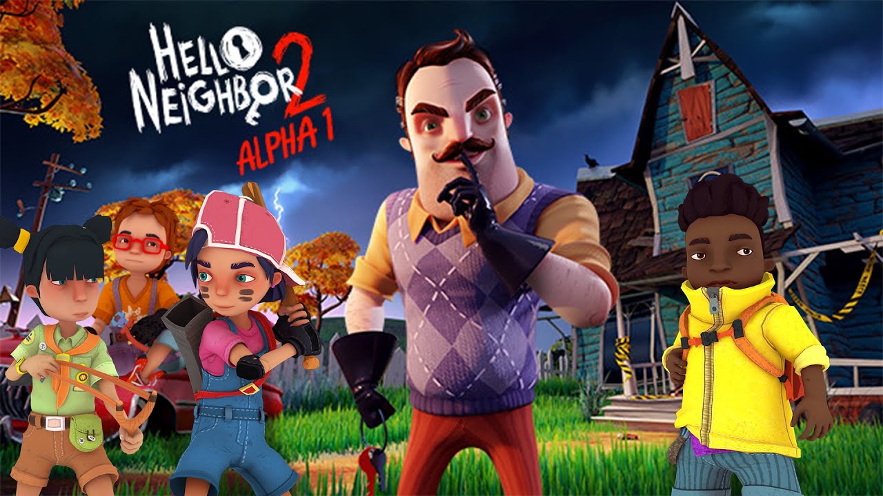 Сосед 2 часы. Hello Neighbor 2 Alpha 1. Привет сосед сосед Альфа 1. Hello Neighbor 2 диск. Приветсасет1.