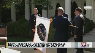 Department of Defense Report Finds Space Command Evaluation Process Reasonable