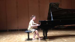 Carl Maria von Weber, Rondo Brillante, Op.62. Anna Pavlova 11 yo