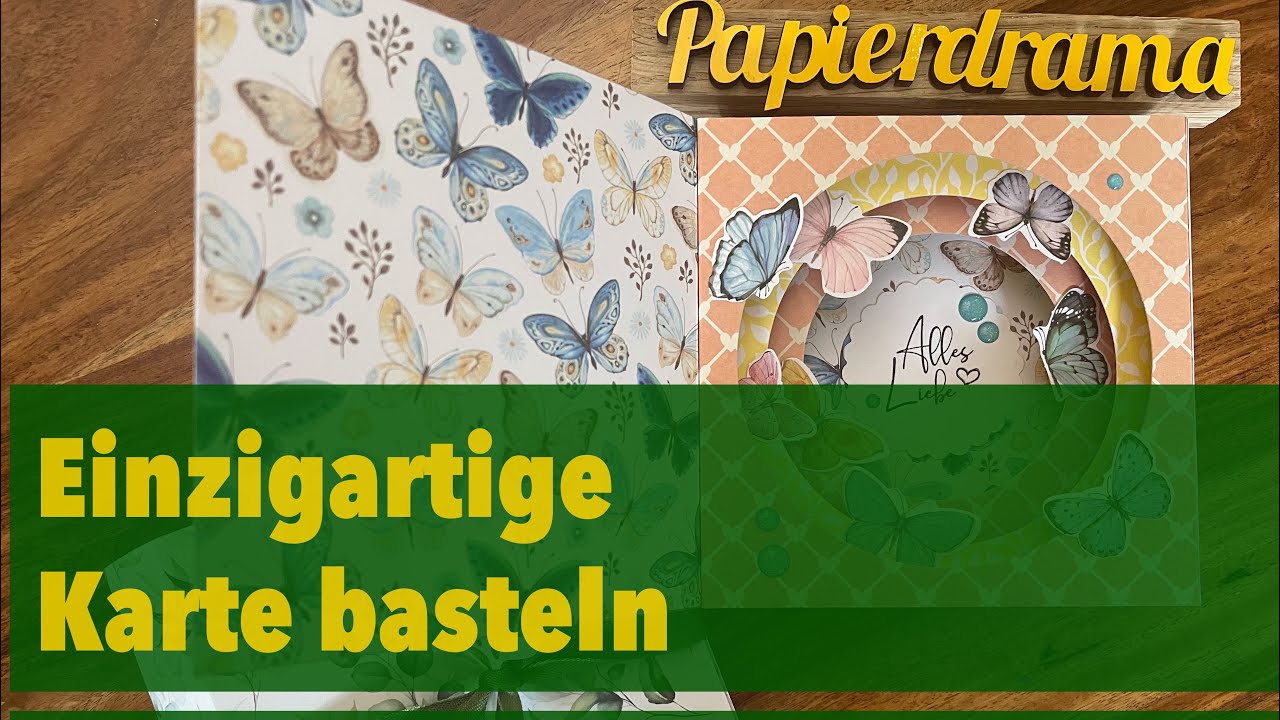 mit Material von #action | Die-cut book und Designpad Nature 😍🐰 [watch me craft]