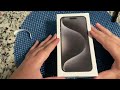 iPhone 15 Pro Max black unboxing 