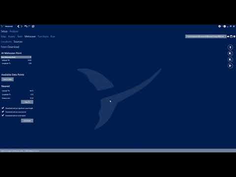 Tutorial 9: Metocean Download