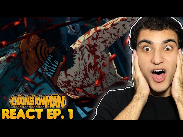 EU TÔ HORRORIZADO COM ESSE ANIME!! React Chainsaw Man EP. 1 