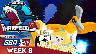 GBA S9W8: SJ Sharpedos vs. Kansas City Jirachiefs (Jolt/TokenMinorities)