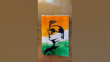 Netaji Subhash Chandra Bose painting | Republic Day special #art #painting