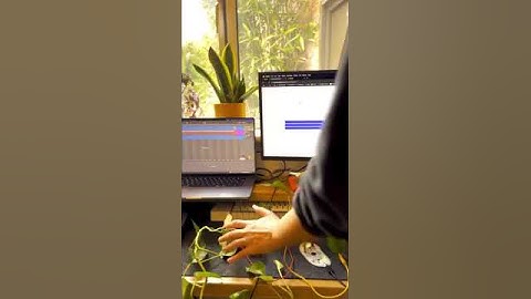 Catarina explores the new Biotron connecting plants to her DAW for organic melodies #playtronica