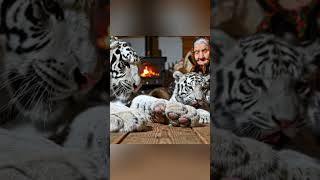 🔥 –71°C SLED RESCUE ❄️🔥 | 93-Year-Old Saves White Tiger Mom & Cub on Thin Ice 🐅🛷