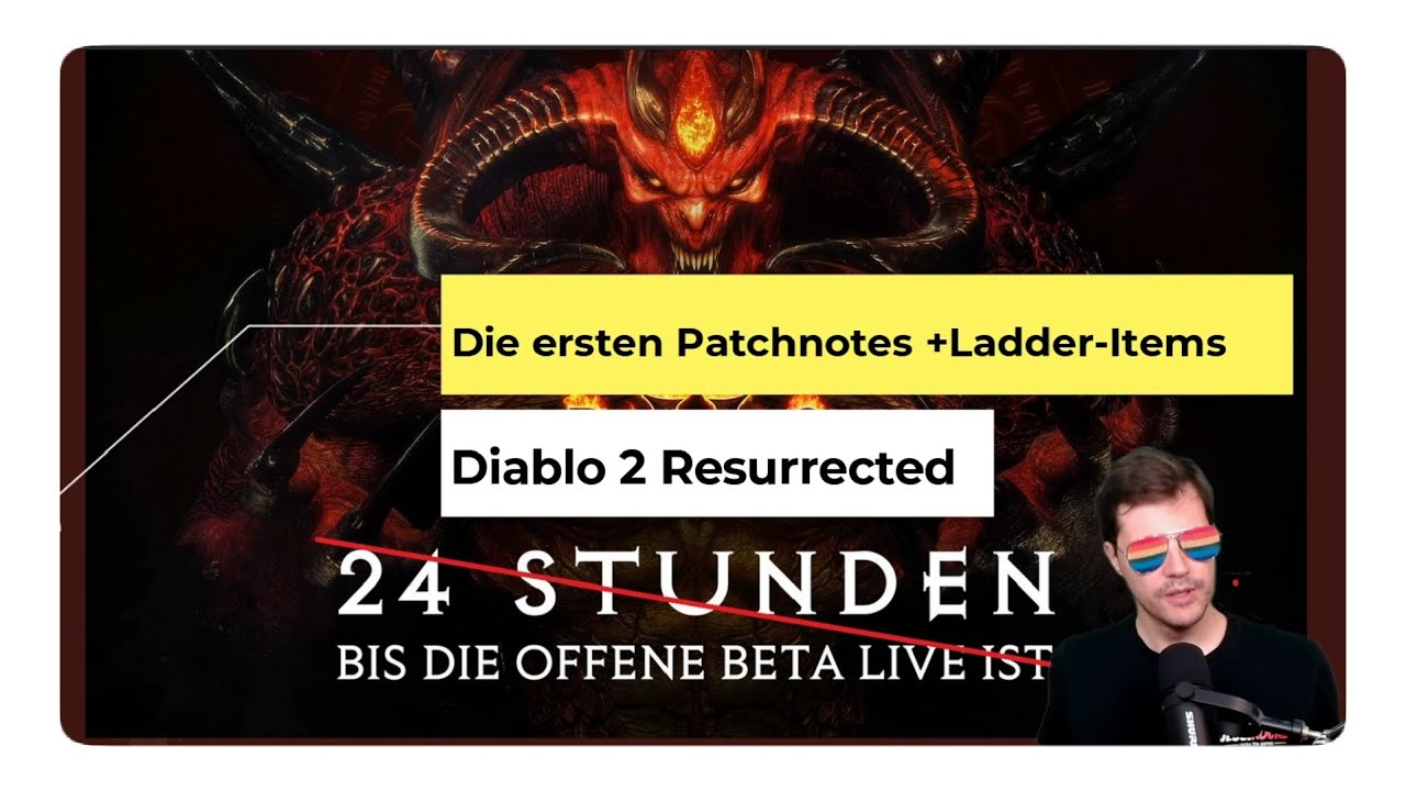 Diablo 2 Resurrected Die ersten Patchnotes +LadderItems fallen raus YouTube
