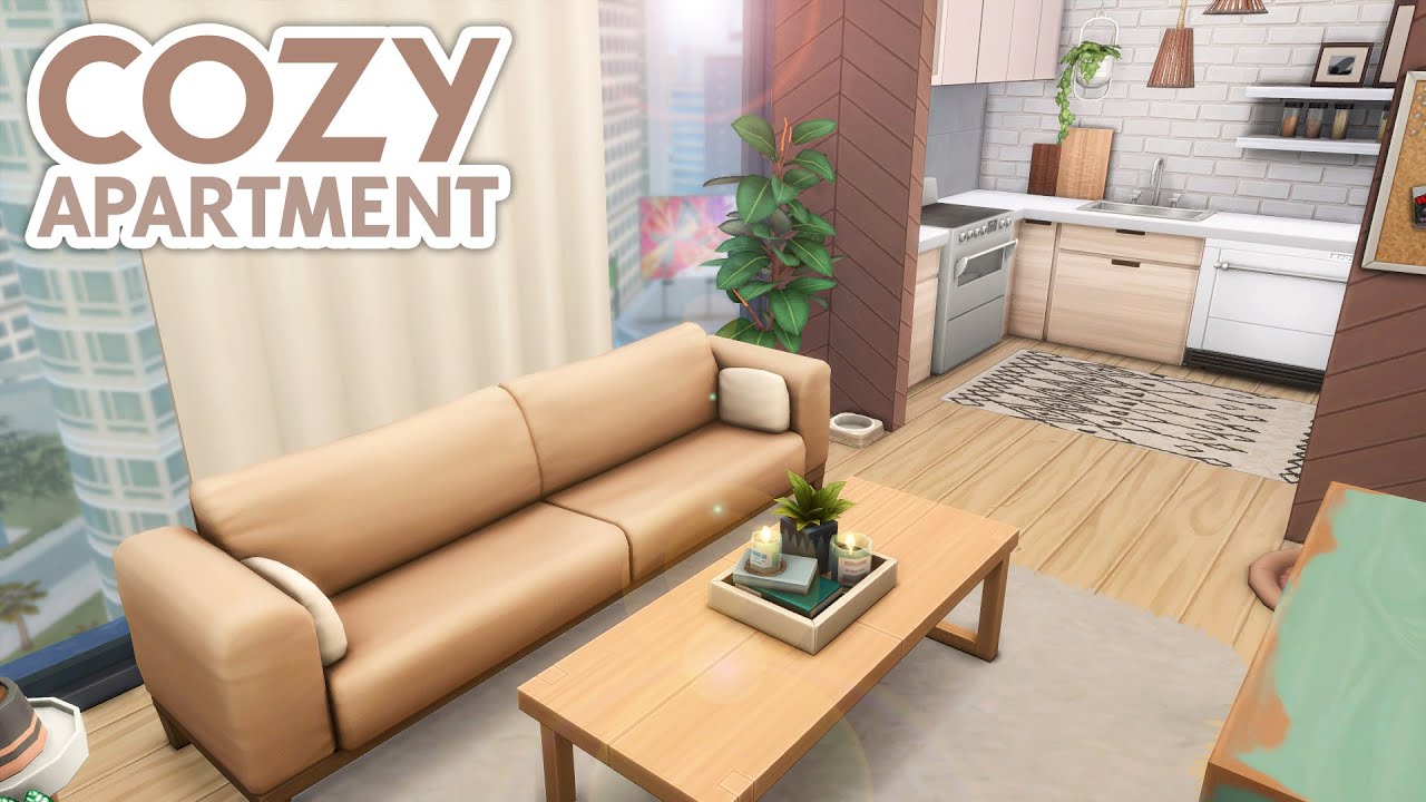 Cozy City Apartment // The Sims 4 Speed Build Apartment Renovation