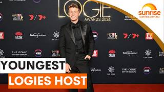 Robert Irwin makes history as youngest Logies host Sunrise
