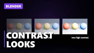 Blender: one render, three contrast looks | MifBridge