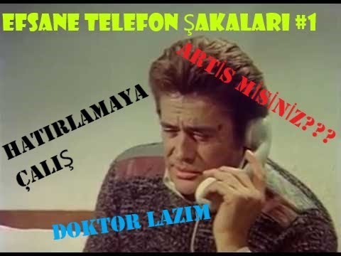 EFSANE TELEFON ŞAKALARI #1 CÜNEYT ARKIN - HATIRLAMAYA ÇALIŞ !!!