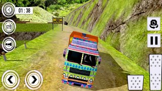 Offroad Indian Cargo Truck 3D Simulator Gameplay #8-Truck Game-Truck Simulator screenshot 2