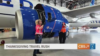 Airport employees work hard to respond to record holiday travel