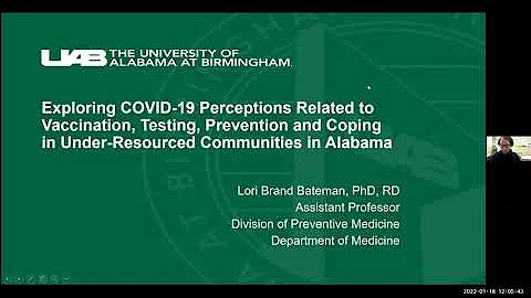 COERE WIP presented by Lori Bateman, PhD, RD