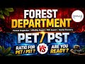 Forest Department Recruitment | PET/PST Ratio ? Are you Ready ? FPF Inspector Wildlife Guard etc