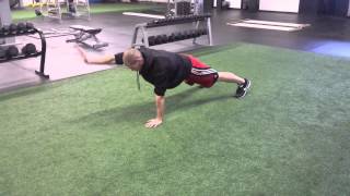 Straight arm Plank w/ Reach