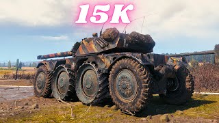 Panhard EBR 105 - 15K Spot + Damage World of Tanks Replays