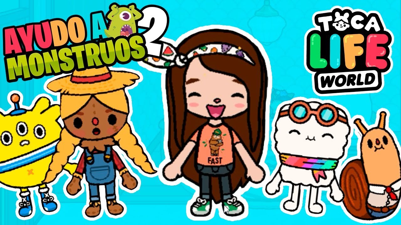 REFUGIO para MONSTRUOS en Toca Boca Life World Luna Forever Juegos en