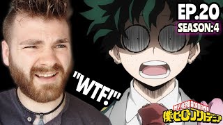 WTF DID DEKU SEE??!! | MY HERO ACADEMIA - EPISODE 20 | SEASON 4 | FIRST TIME REACTION