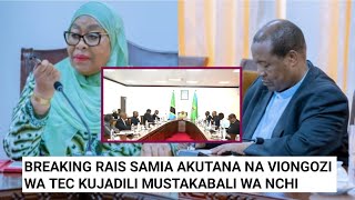 Breaking News Rais Samia Akutana Na Viongozi Wa Tec Katoliki Kujadili Mwenendo Wa Nchi