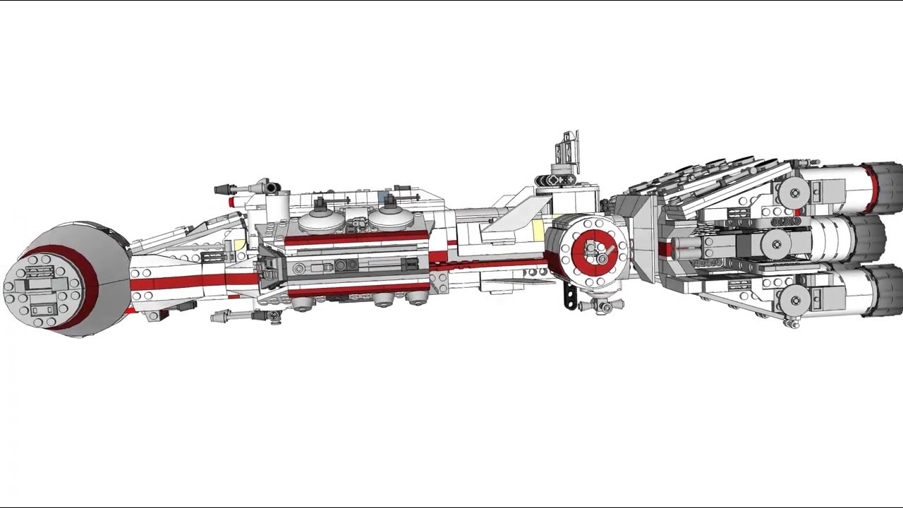Lego 75244 Tantive IV 3D Sketchup