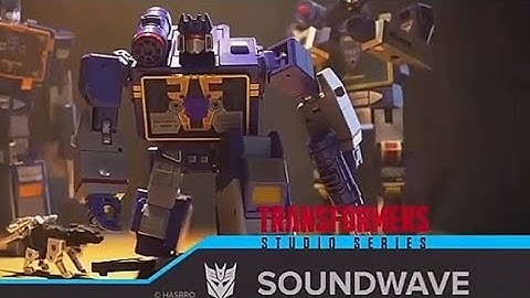 Transformers Studio Series 86 Soundwave Promotional Video