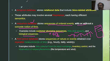 Temporal Databases, Sequence Databases, and Time-Series Databases