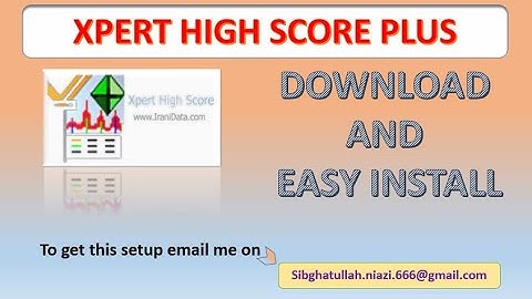 How to install and download Xpert High Score Plus in easy steps