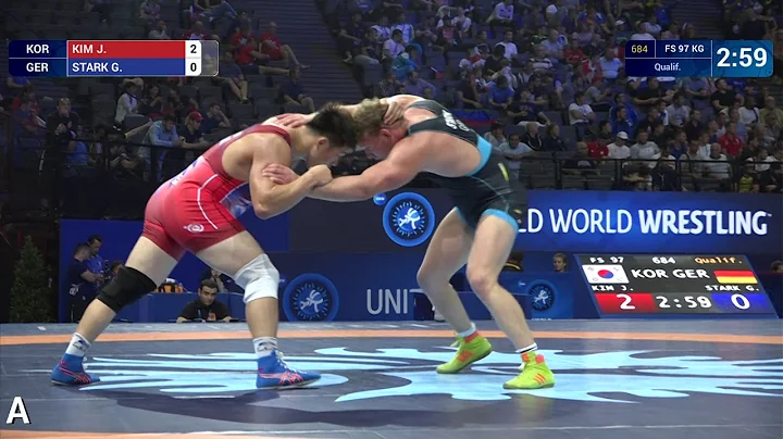 Qual. FS - 97 kg: J. KIM (KOR) df. G. STARK (GER) ...