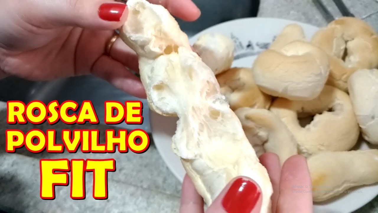 RECEITA ROSCA DE POLVILHO FIT