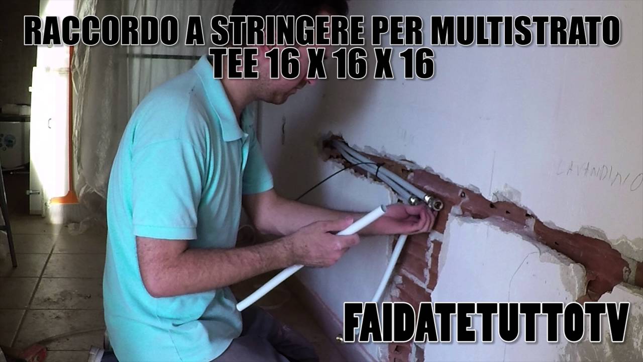 Come fare impianto idraulico guida completa tubi multistrato tutorial Come fare impianto riscaldamento