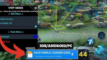 Mobile Legends Hack Android Ios  Mod Apk Mlbb Hack  mobile legends bang bang mod menu MAPHACK FREE